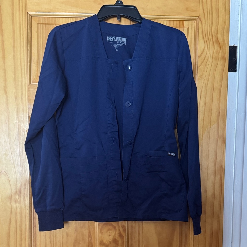 Grey's Anatomy Dark Navy Scrub Jacket